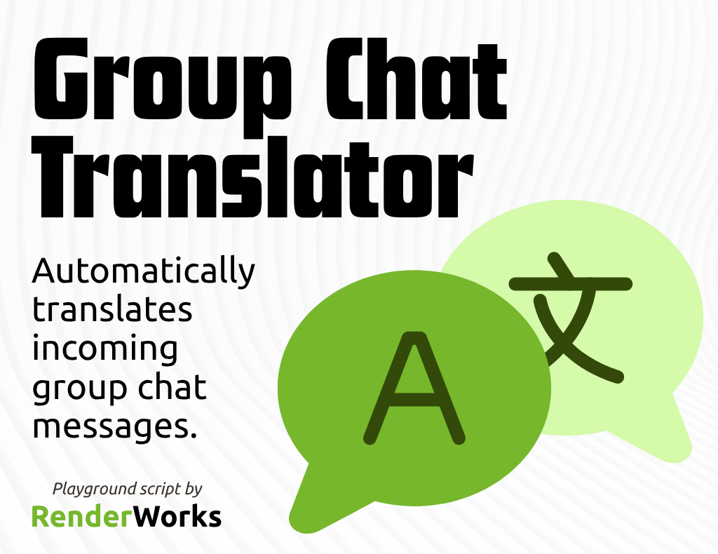Group Chat Translator