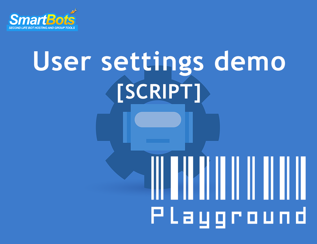 User settings demo