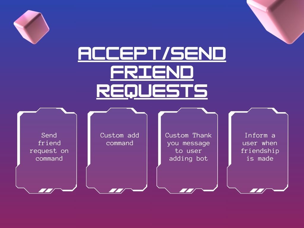 Accept/Send Friend Requests