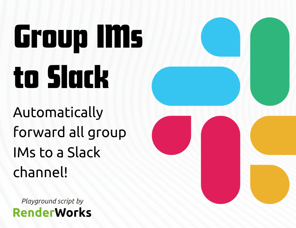 Group IMs to Slack