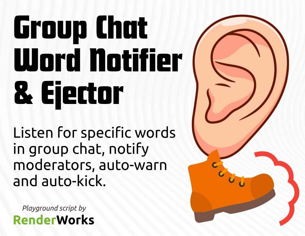 Group Chat Word Notifier/Ejector