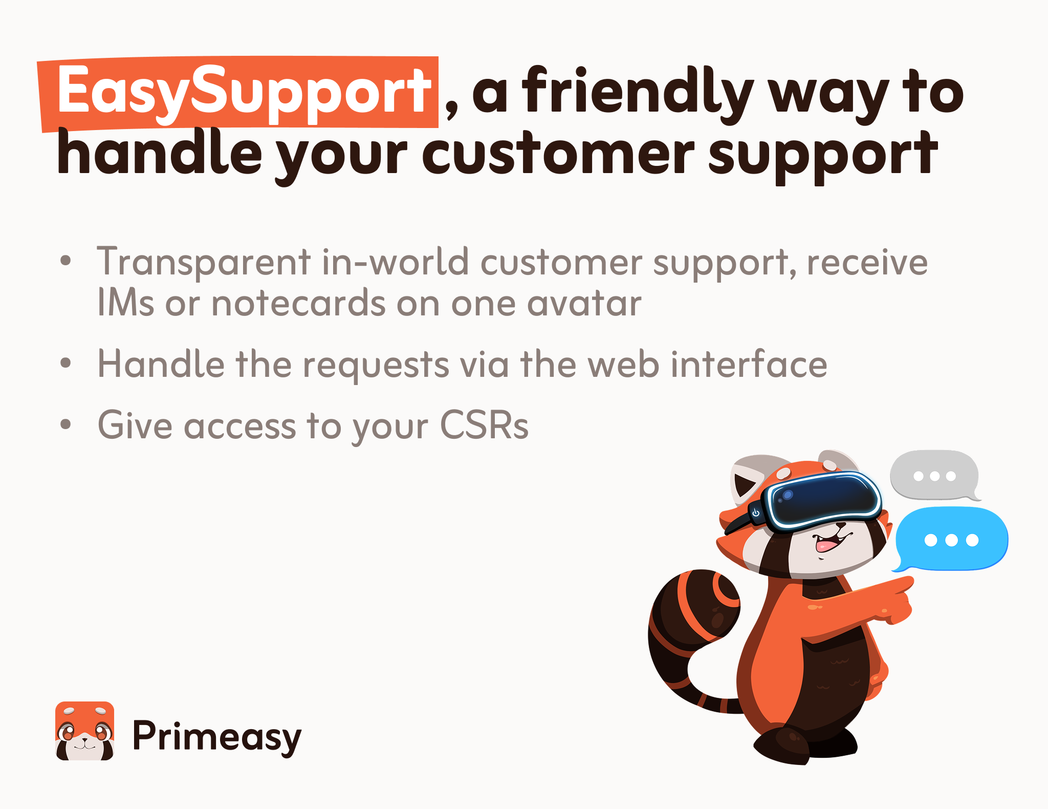 Primeasy - EasySupport