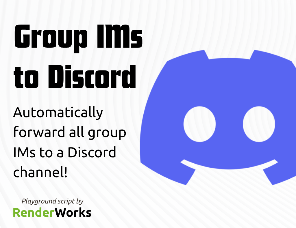 Group IMs to Discord